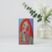 Hair Stylist Business Cards Visitenkarte (Stehend Vorderseite)