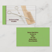 Hair Stylist Business Cards Visitenkarte (Vorne/Hinten)
