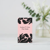 Hair Stylist Business Cards Visitenkarte (Stehend Vorderseite)