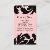 Hair Stylist Business Cards Visitenkarte (Rückseite)