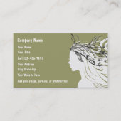 Hair Stylist Business Cards Visitenkarte (Vorderseite)