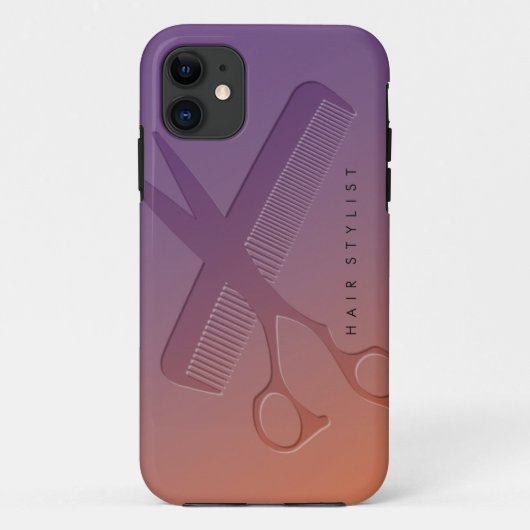 Hair Stylist Case-Mate iPhone Hülle (Rückseite)