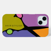 Hair Stylist Case-Mate iPhone Hülle (Rückseite (Horizontal))