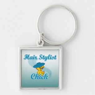 Hair Stylist Chick #3 Schlüsselanhänger