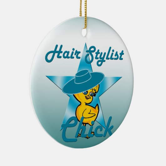 Hair Stylist Chick #7 Keramikornament (Rechts)