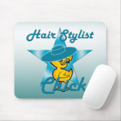 Hair Stylist Chick #7 Mousepad (Mit Mouse)