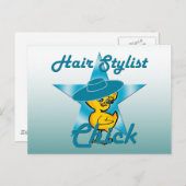Hair Stylist Chick #7 Postkarte (Vorne/Hinten)