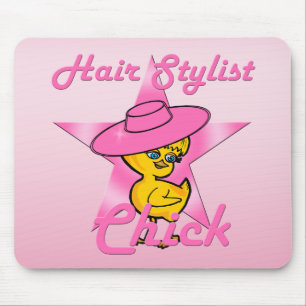 Hair Stylist Chick #8 Mousepad