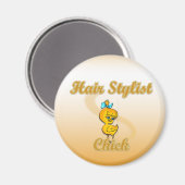 Hair Stylist Chick Magnet (Vorderseite/Rückseite)