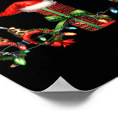 Hair Stylist Christmas Hairdresser Licensed Hairas Poster (Ecke)