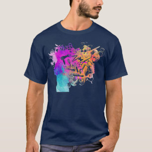 Hair Stylist - Colorful Heart Stylist T-Shirt