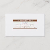 Hair Stylist (Der beste Preis von heute) Visitenkarte (Rückseite)