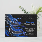 Hair Stylist Einladung (Stehend Vorderseite)