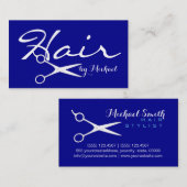 Hair Stylist Elegant Visitenkarte (Vorne/Hinten)