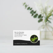 Hair Stylist Ernennung Business Cards Neues Design Visitenkarte (Stehend Vorderseite)