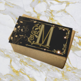 Hair Stylist Friseur Golden Letter Coiffeur Visitenkarte