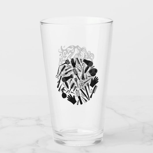 Hair Stylist Glas (Rückseite)