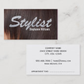 Hair | STYLIST / GLITZER Terminkarte (Vorne/Hinten)