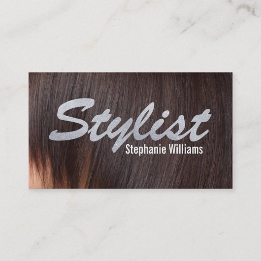 Hair | STYLIST / GLITZER Terminkarte (Vorderseite)