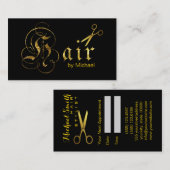 Hair Stylist Gold Scissors Script Termin #6 (Vorne/Hinten)