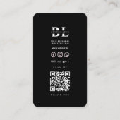 Hair Stylist Hairstylist Neon Pink Script Visitenkarte (Rückseite)