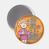 Hair Stylist Magnet (Vorderseite/Rückseite)