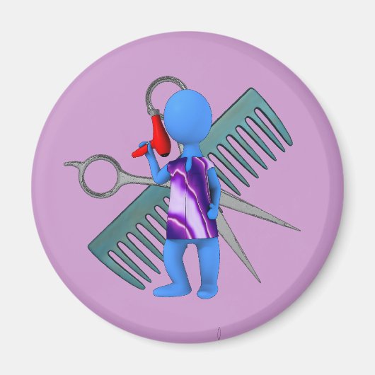 Hair Stylist Magnet (Vorne)