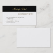 Hair Stylist Makeup Artist Business Card Visitenkarte (Vorne/Hinten)