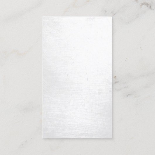 Hair Stylist Modernes Script Monogram Visitenkarte (Rückseite)