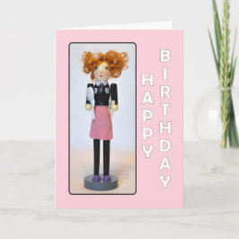 Hair Stylist Nutcracker Happy Birthday Karte