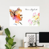 Hair Stylist Poster (Heimbüro)