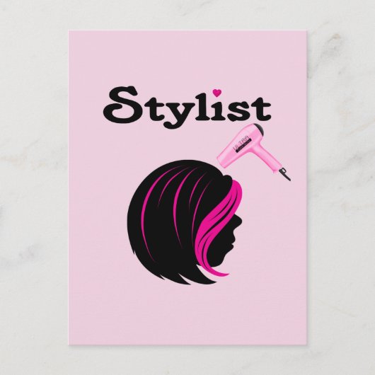 Hair Stylist Postkarte (Vorderseite)