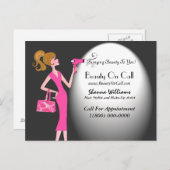 Hair Stylist Postkarten (Vorne/Hinten)