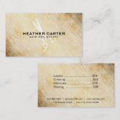 Hair Stylist | Preise Visitenkarte (Vorne/Hinten)