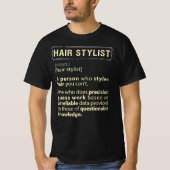 Hair Stylist Real American Definition T-Shirt (Vorderseite)