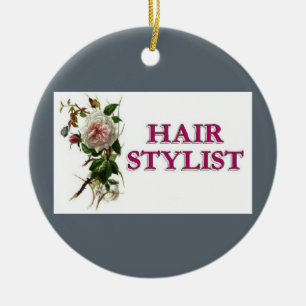 Hair Stylist-Rose Keramikornament