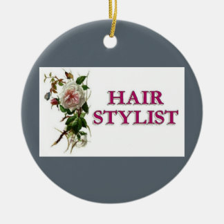 Hair Stylist-Rose Keramikornament