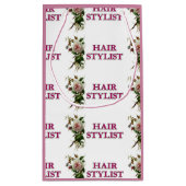 Hair Stylist-Rose Kleine Geschenktüte (Rückseite)