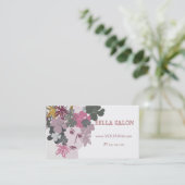 Hair Stylist Salon Blooming Goddess Headpiece Terminkarte (Stehend Vorderseite)