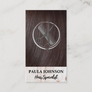 Hair Stylist   Salon-Logo Visitenkarte