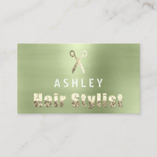 Hair Stylist Salon Ming Green Termin Karte