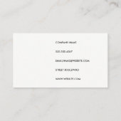 Hair Stylist Salon Visitenkarte (Rückseite)