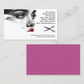 Hair Stylist & Salon Visitenkarte (Vorne/Hinten)