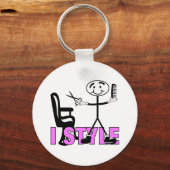 Hair Stylist Schlüsselanhänger (Vorderseite)