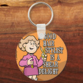 Hair Stylist Schlüsselanhänger (Vorderseite)