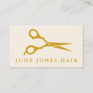Hair Stylist Scissors Chic Barber CUSTOM Business Visitenkarte