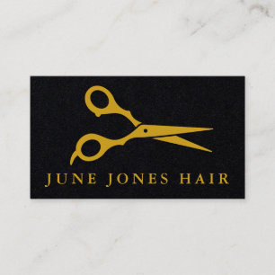 Hair Stylist Scissors Chic Barber CUSTOM Business Visitenkarte