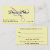 Hair Stylist Scissors - Moderne Visitenkarte (Vorne/Hinten)