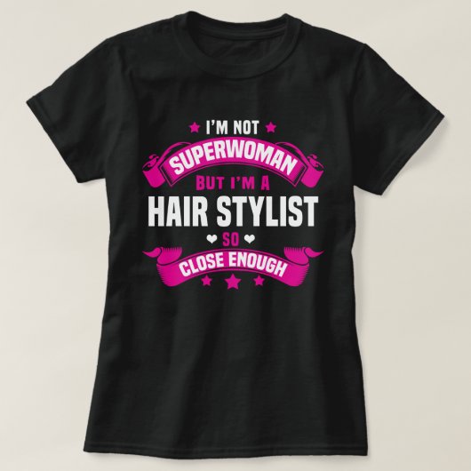 Hair Stylist T-Shirt (Design vorne)