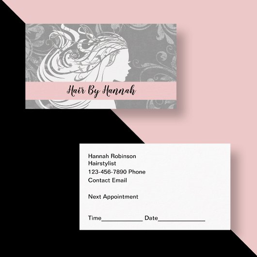 Hair Stylist Termine Business Cards Visitenkarte